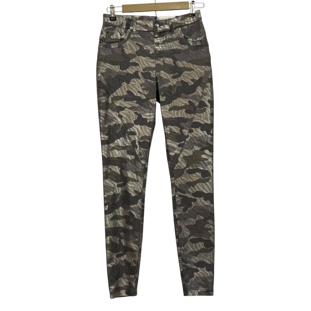HUE Camo Metallic Skinny Pants Women’s Size Small – Stretchy, Stylish, & Sleek - Picture 16 of 16